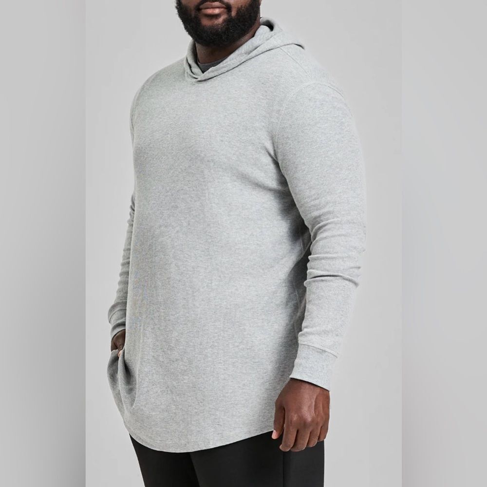 Strongsize WaffleFlex Thermal Hoodie Grey XL NWOT